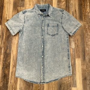 NWOT - PacSun Button Down Denim Shirt - Mens M